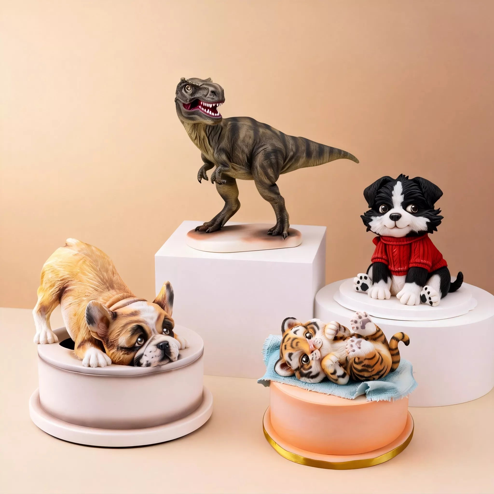 3D Fondant Animal Cake Series Courses
