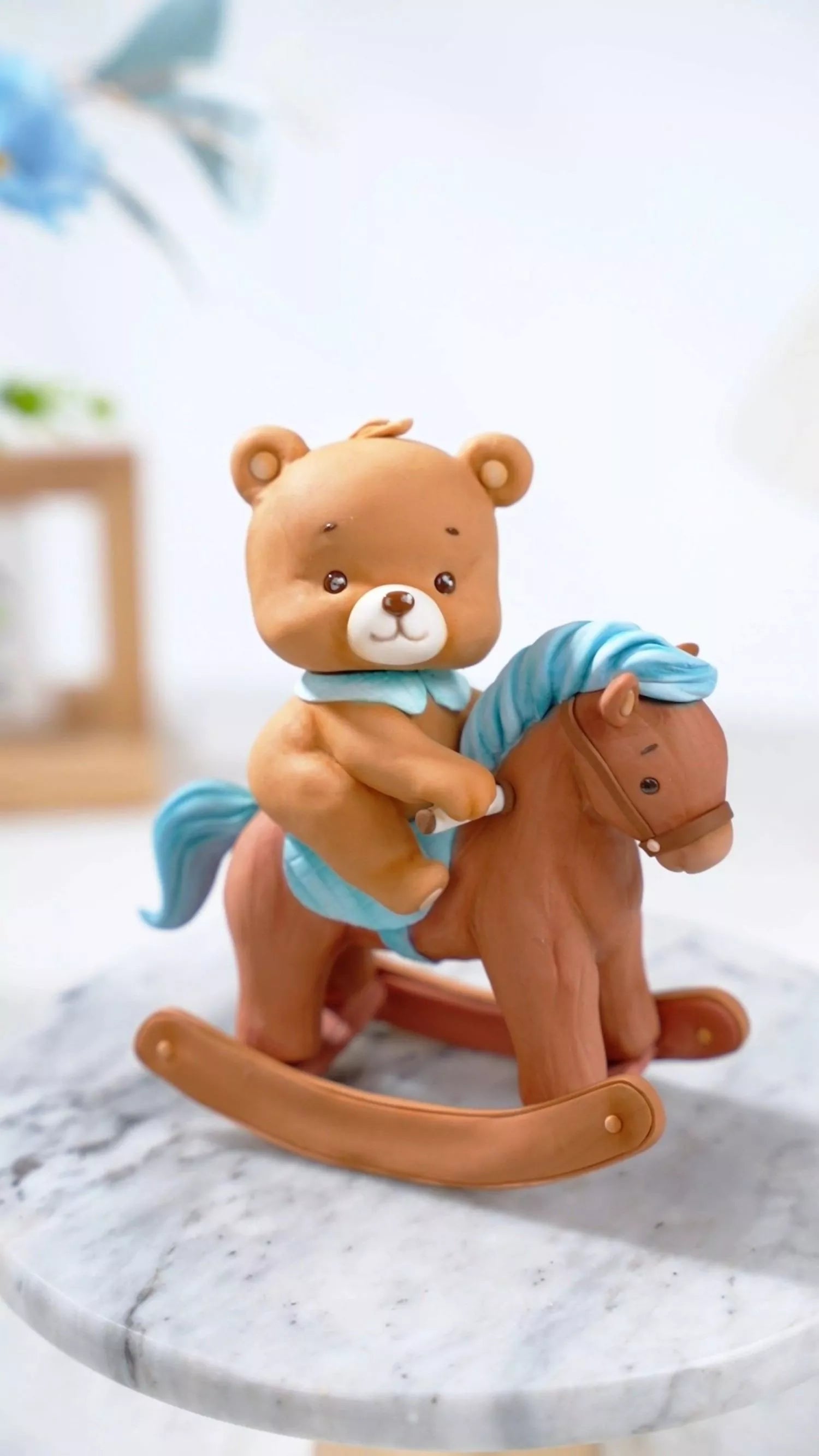 Rocking Horse Teddy Fondant Cake Masterclass