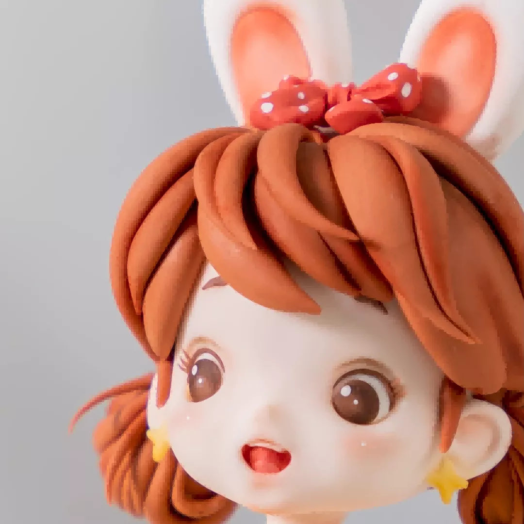 Sweetheart Bunny Girl Fondant Figurine & Cake Decoration Masterclass