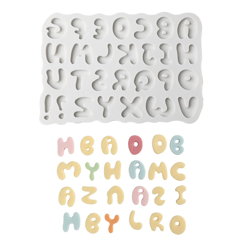 Uppercase Letter Fondant Mold