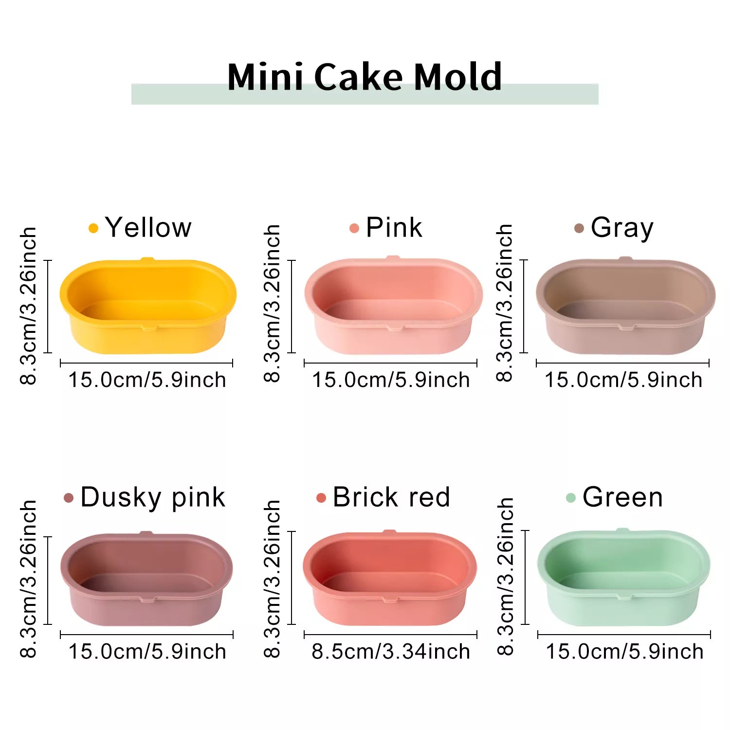 Colorful Macaron Split Cake Silicone Mold