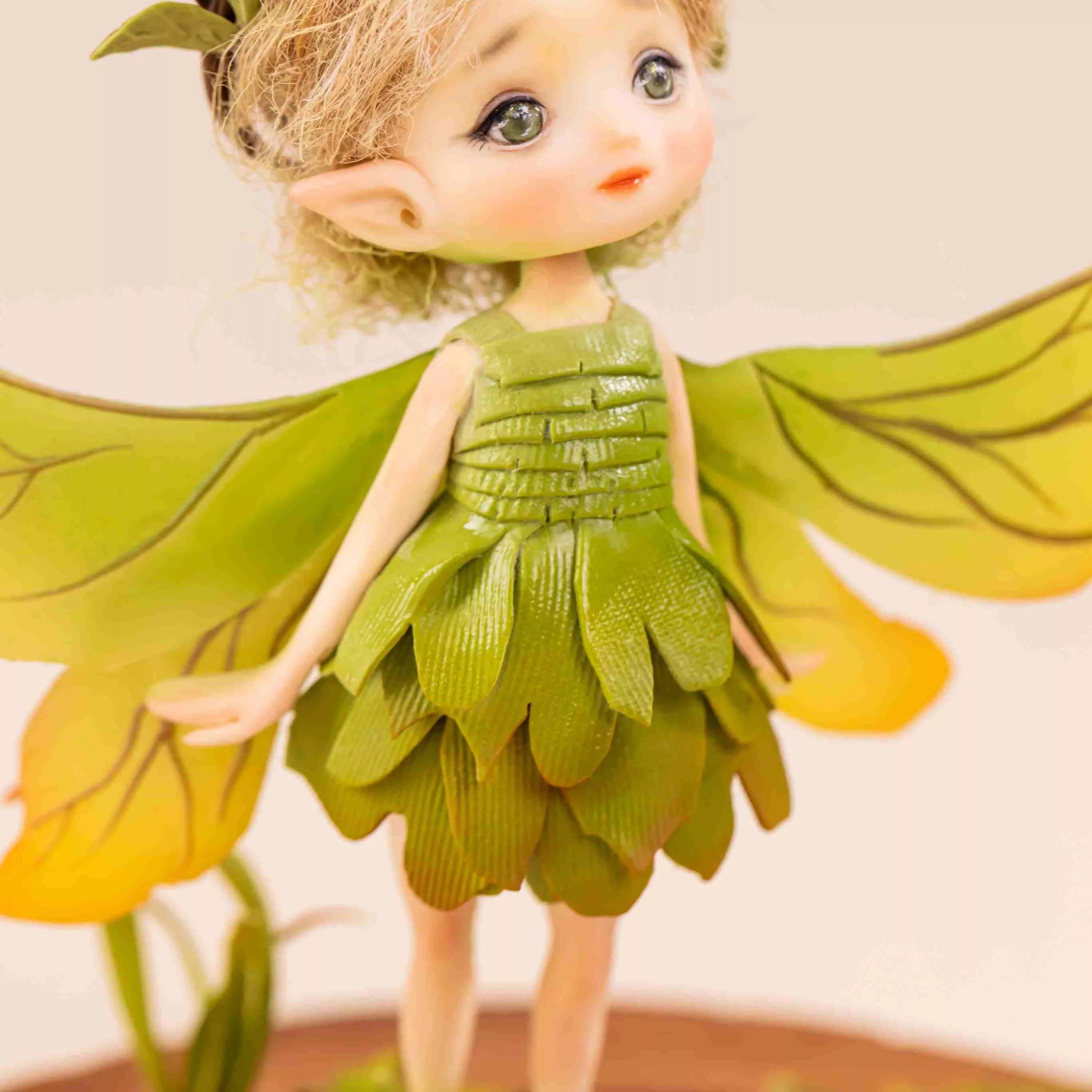 sachin and babi light blue dress Autumn Fairy Woman, Nymph Yellow Leaves Dress, Goddess Earth — Stock Photo  © inarik #83484700 main image 1