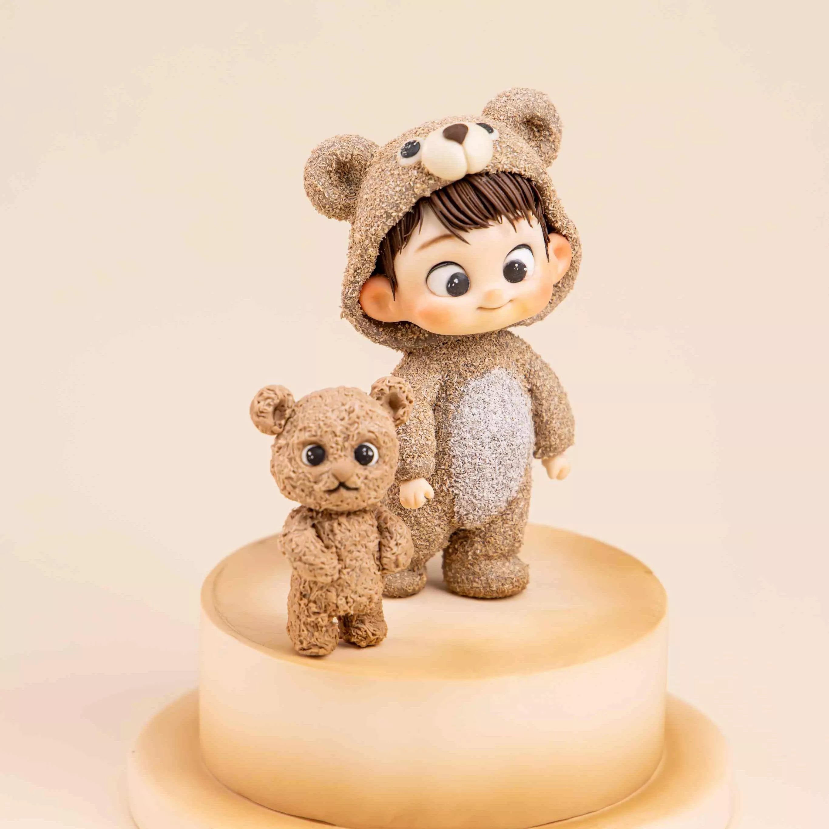 Fondant Plush Boy Figurine Masterclass