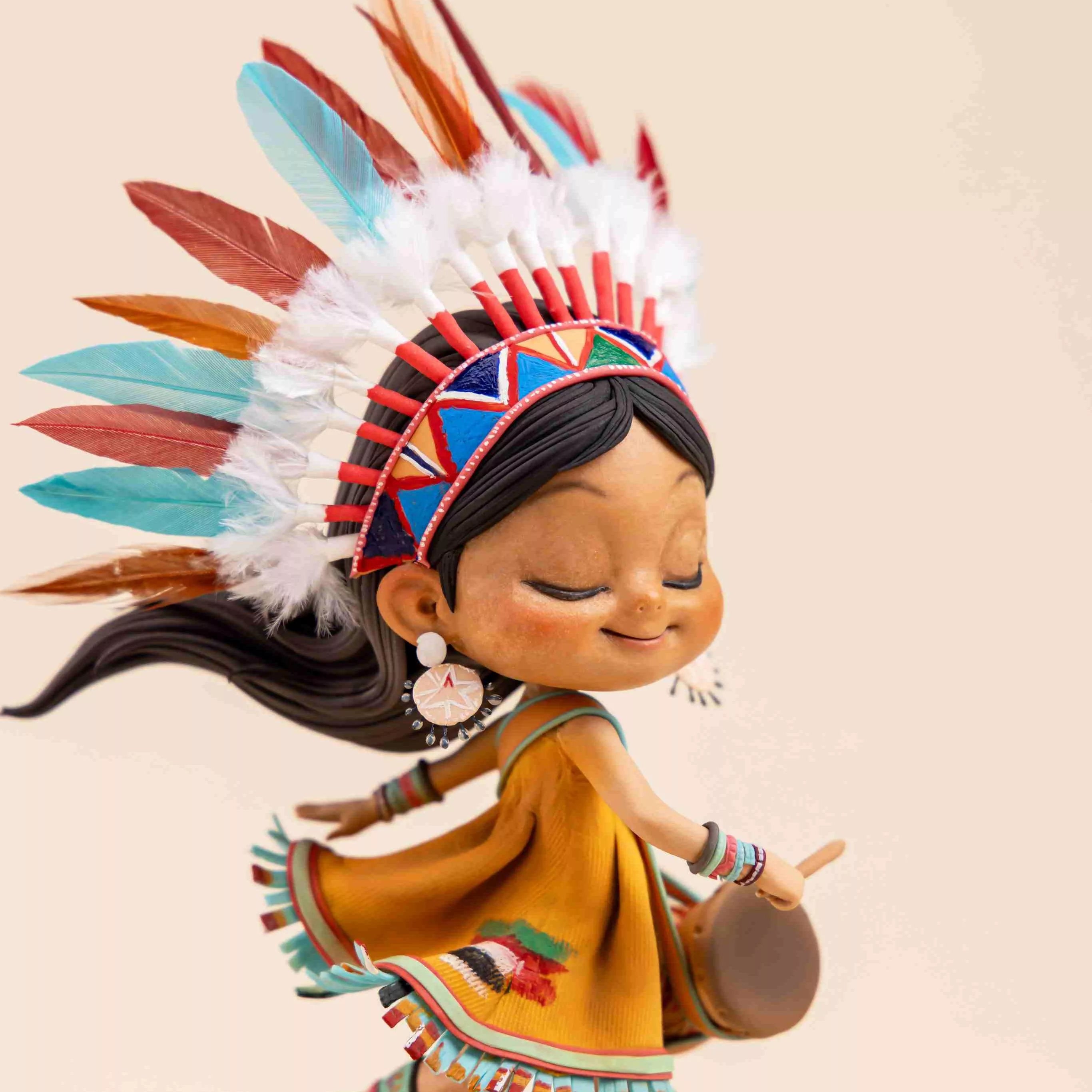 Tribal Girl Melody Fondant Figurine Masterclass