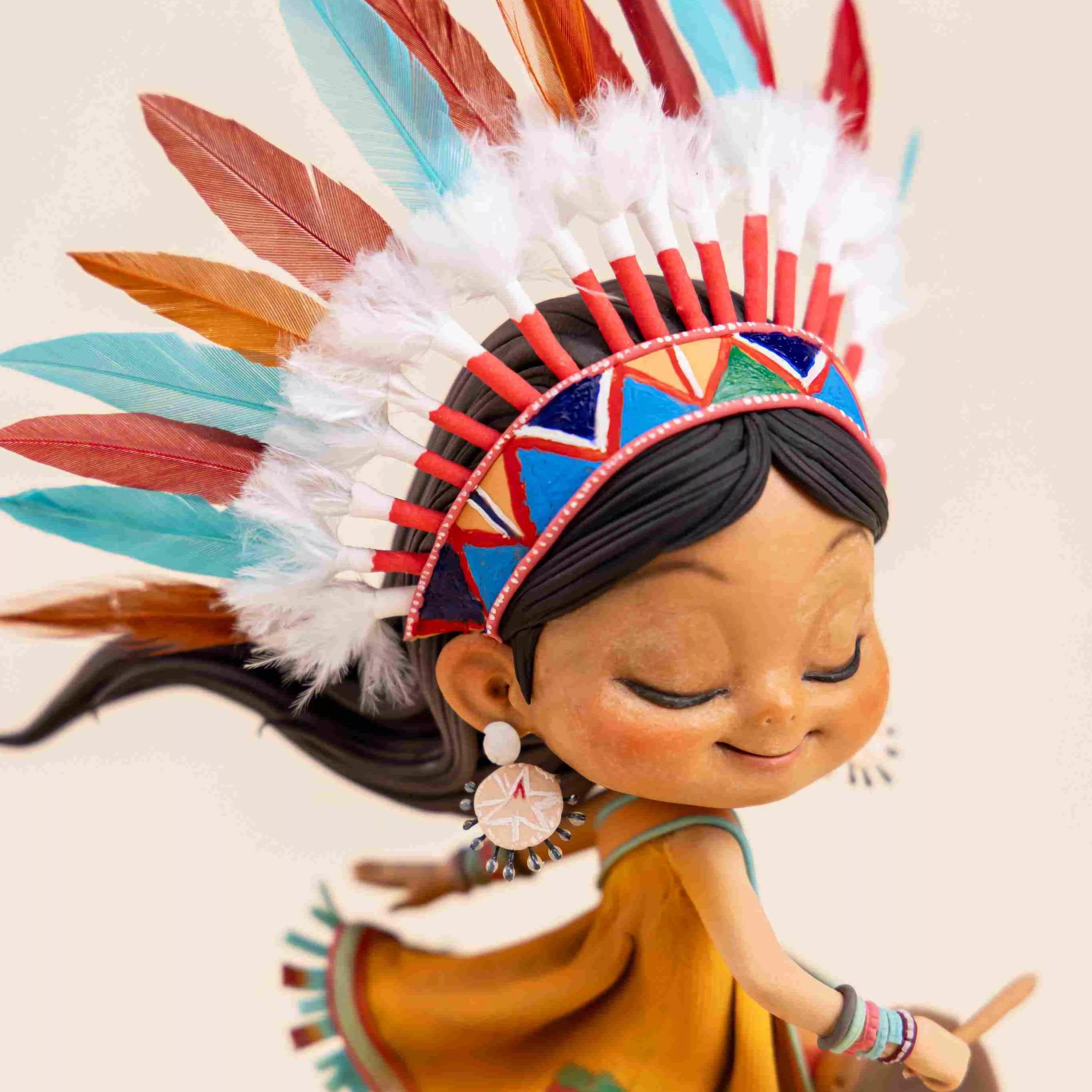Tribal Girl Melody Fondant Figurine Masterclass