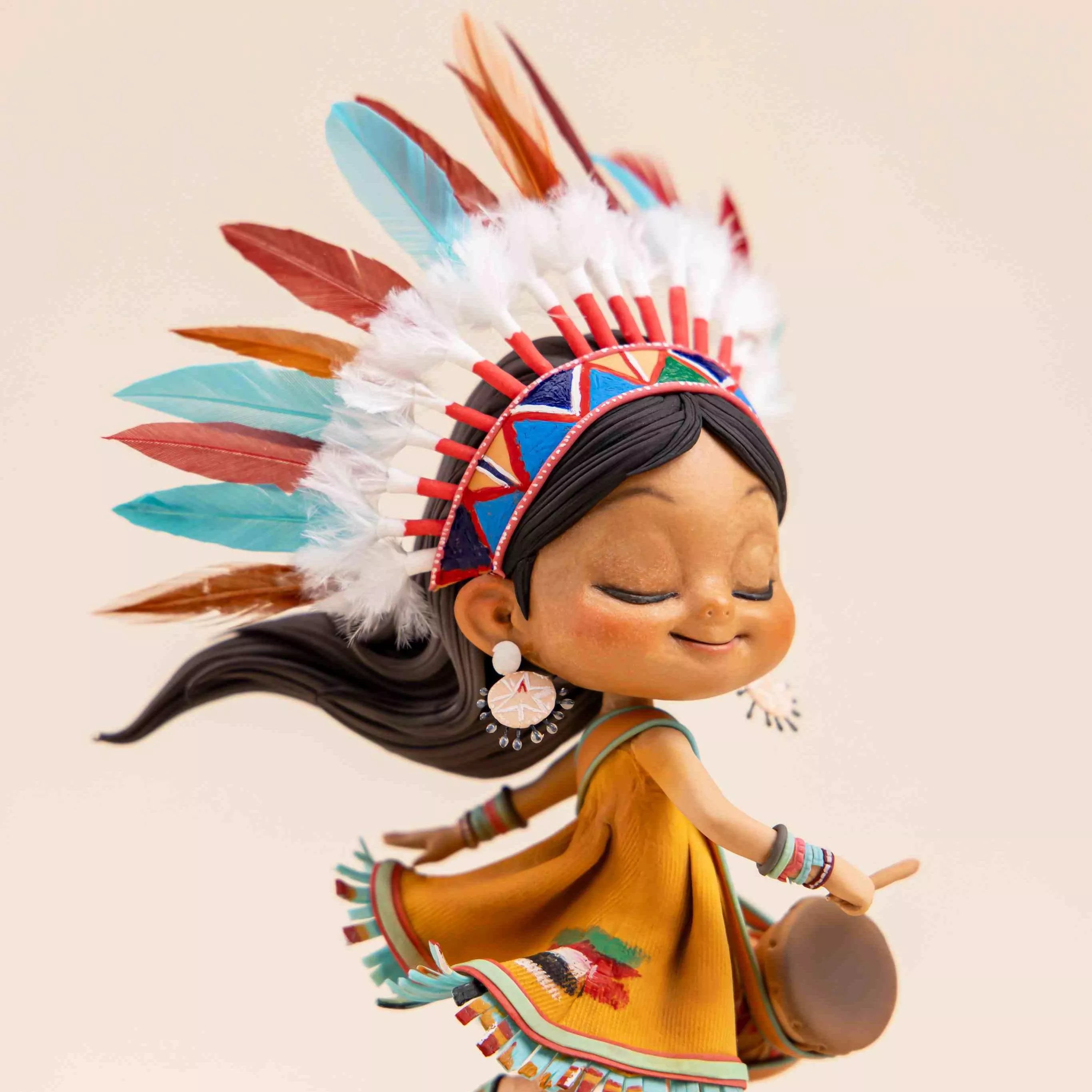 Tribal Girl Melody Fondant Figurine Masterclass