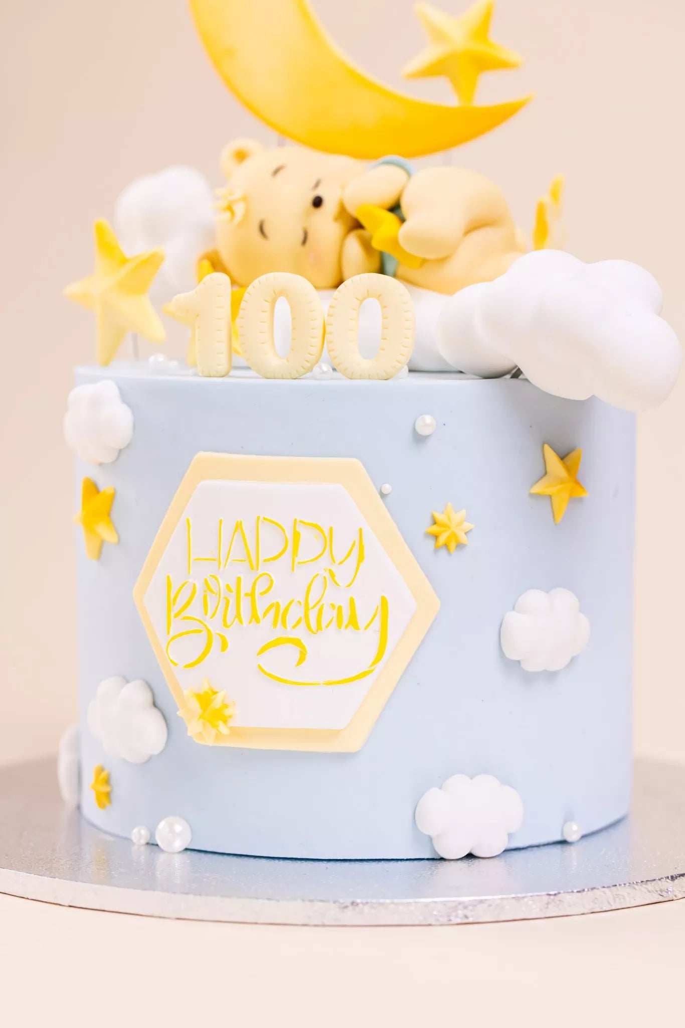 Moonlit Slumber Bear Cake – Fondant Character Cake Masterclass