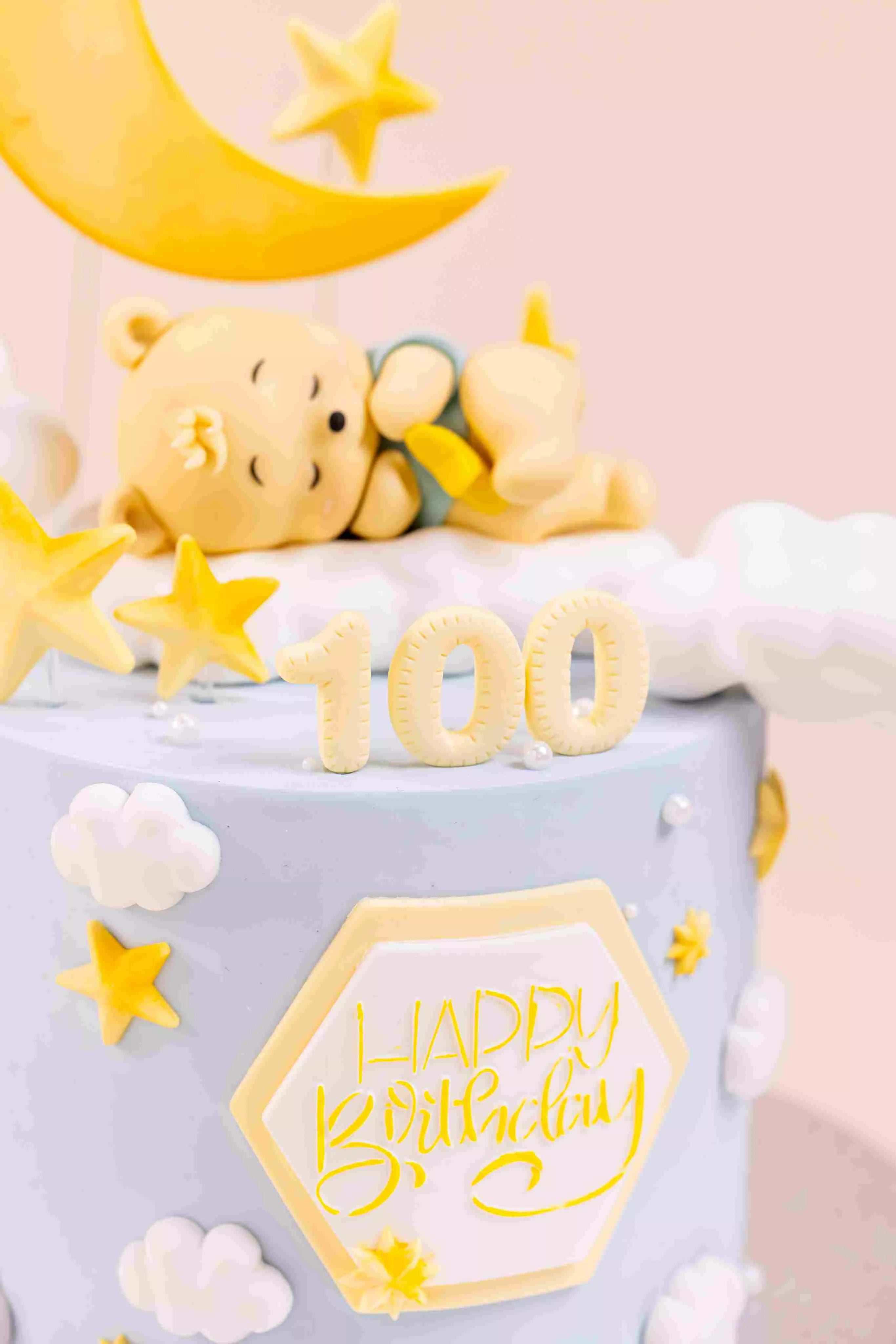 Moonlit Slumber Bear Cake – Fondant Character Cake Masterclass