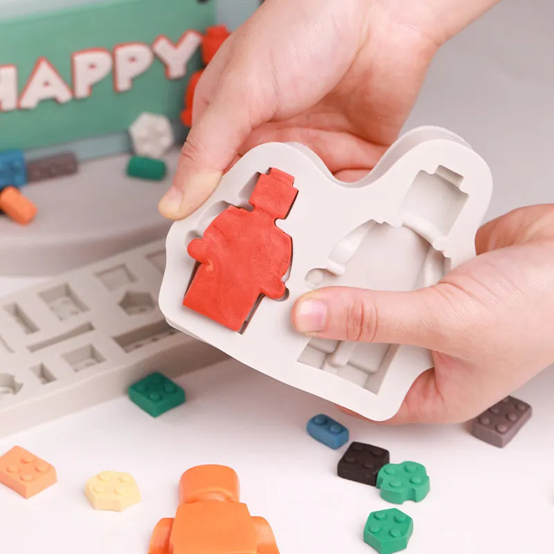 Building Blocks Fondant Mold
