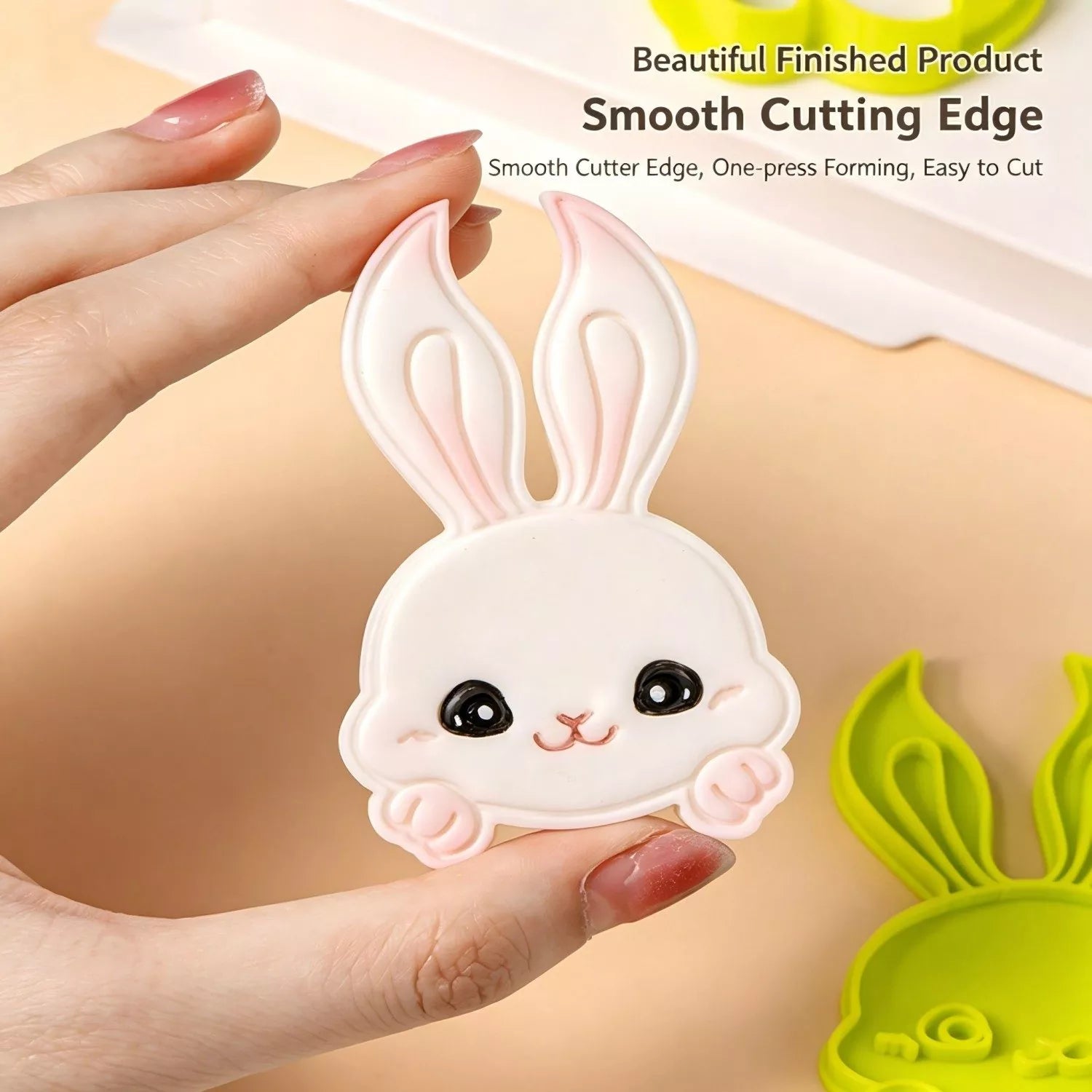 Cartoon Bunny Fondant Cutter & Embosser
