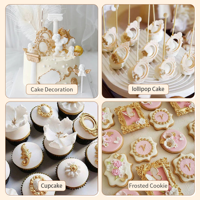 European Elements Decorated Silicone Mold - Qeleg®