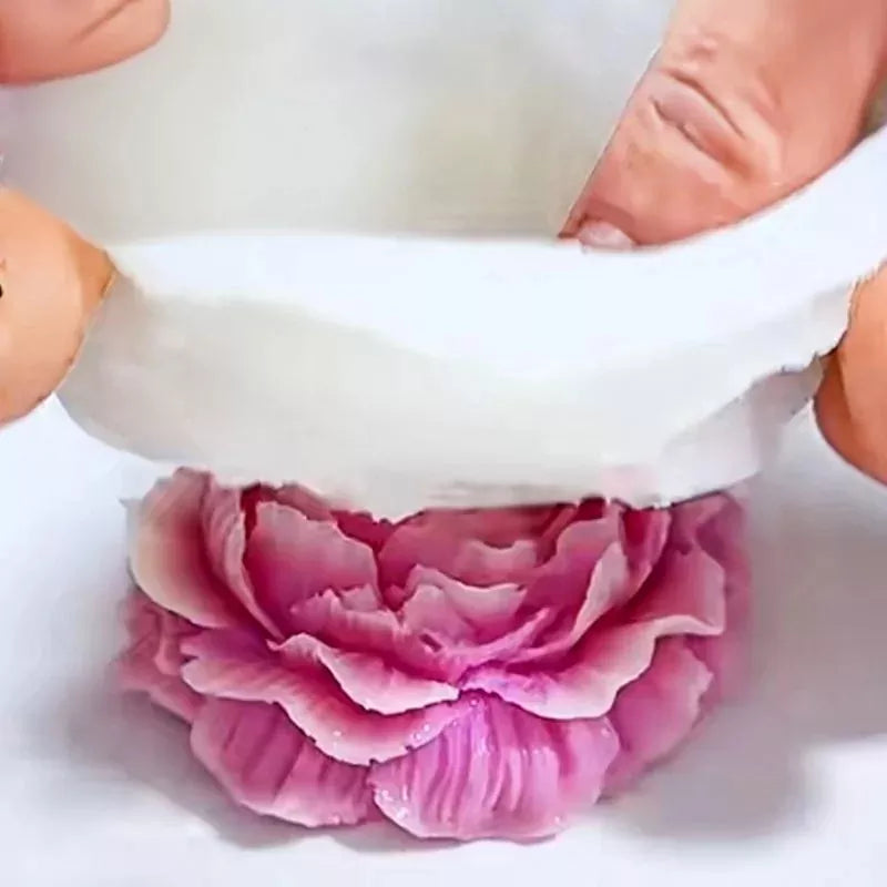 Peony Lotus Jasmine Flower Silicone Mold for Baking