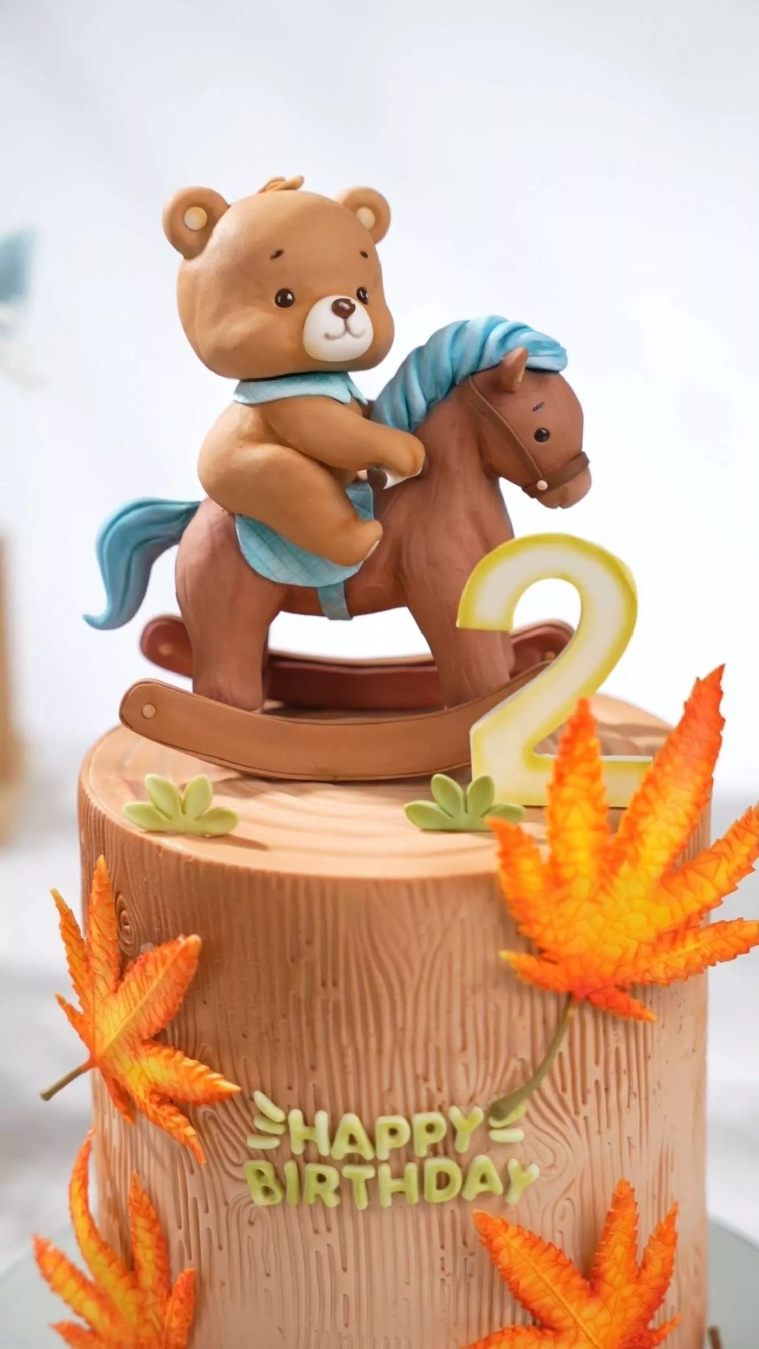 Rocking Horse Teddy Fondant Cake Masterclass
