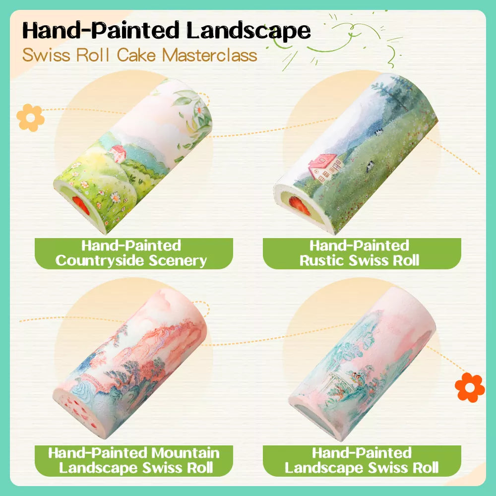 Hand-Painted Themed Cake & Roll Masterclass Series