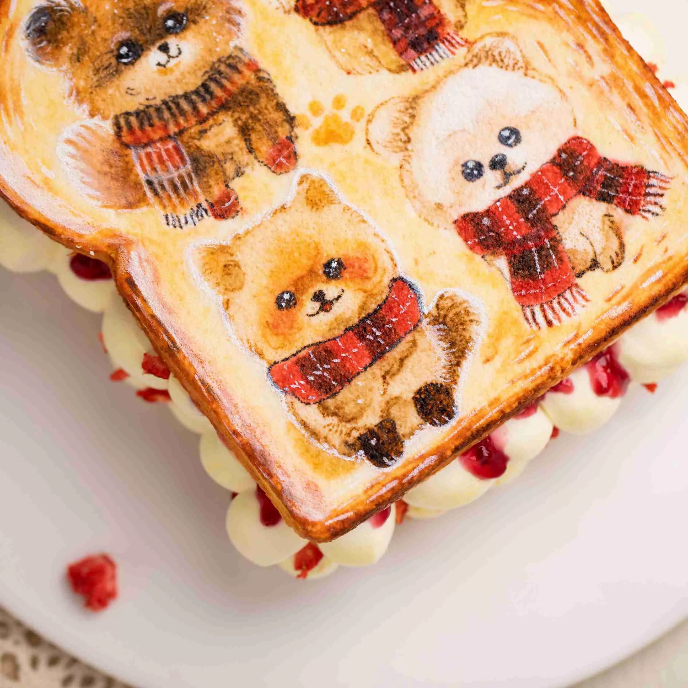 Hand-Painted Puppy Cake Roll Masterclass