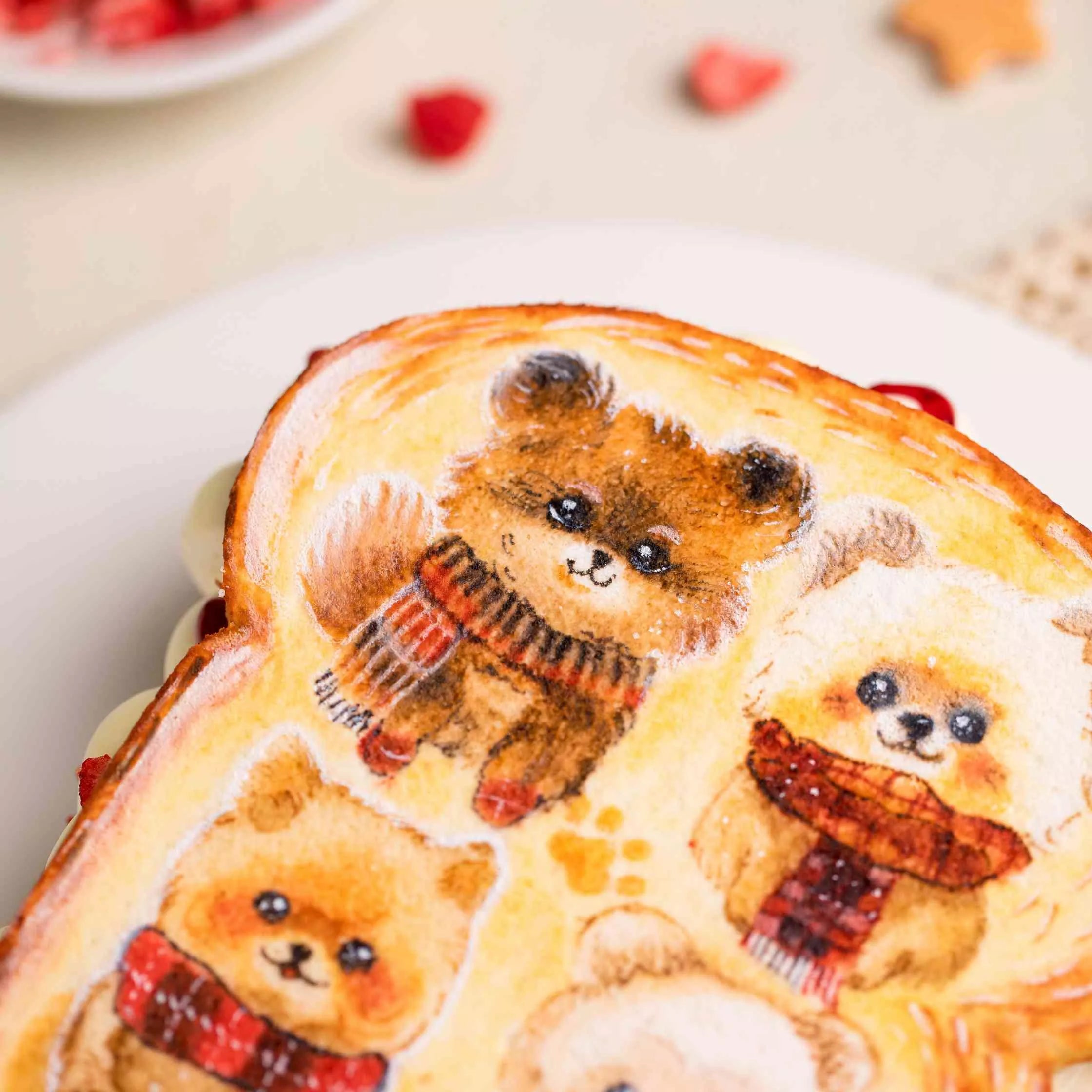 Hand-Painted Puppy Cake Roll Masterclass