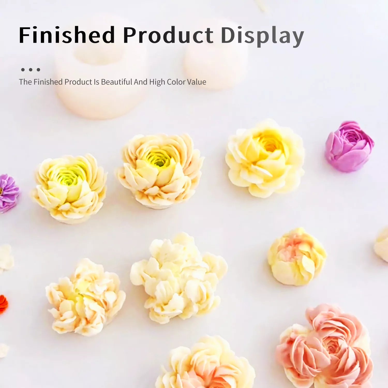 Flower Piping SIlicone Molds Set