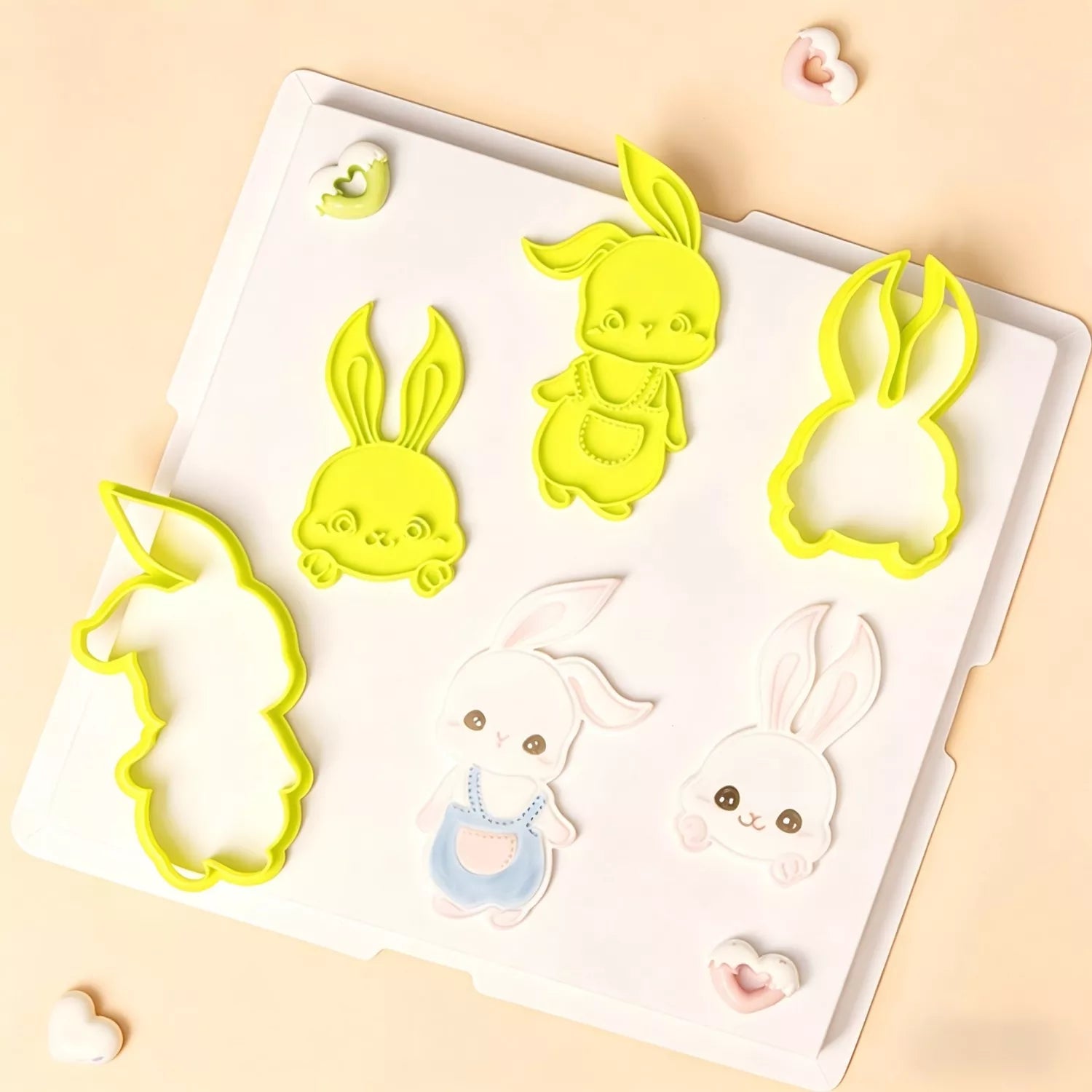 Cartoon Bunny Fondant Cutter & Embosser