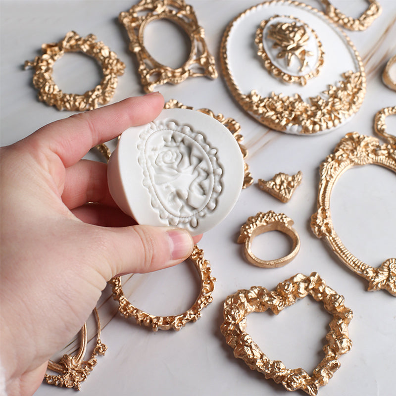 European Elements Decorated Silicone Mold - Qeleg®