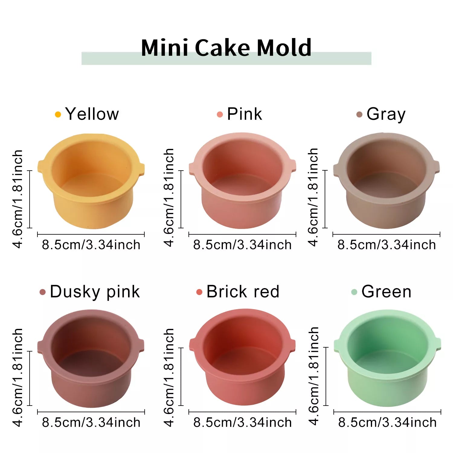 Colorful Macaron Split Cake Silicone Mold