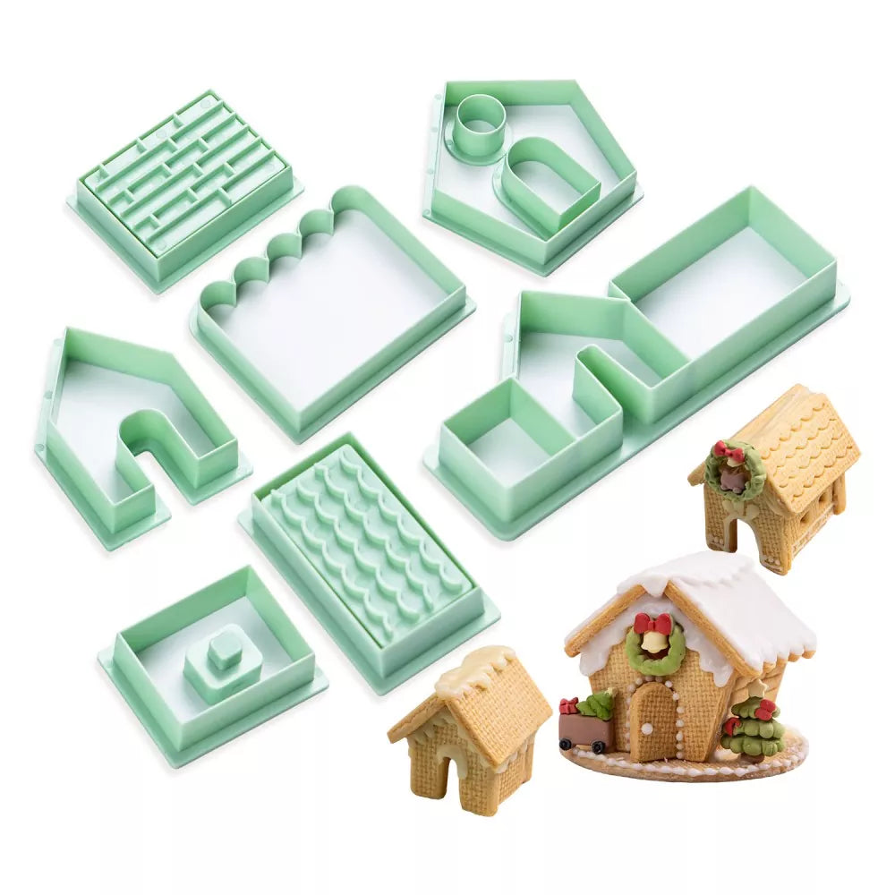 Christmas Gingerbread House Cutter & Embosser Mold