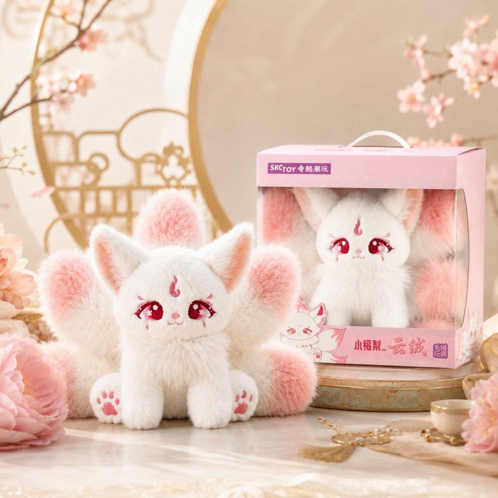 "Classic of Mountains and Seas" Spirit Fox Plush Doll - Mythical Chinese Style Soft Toy