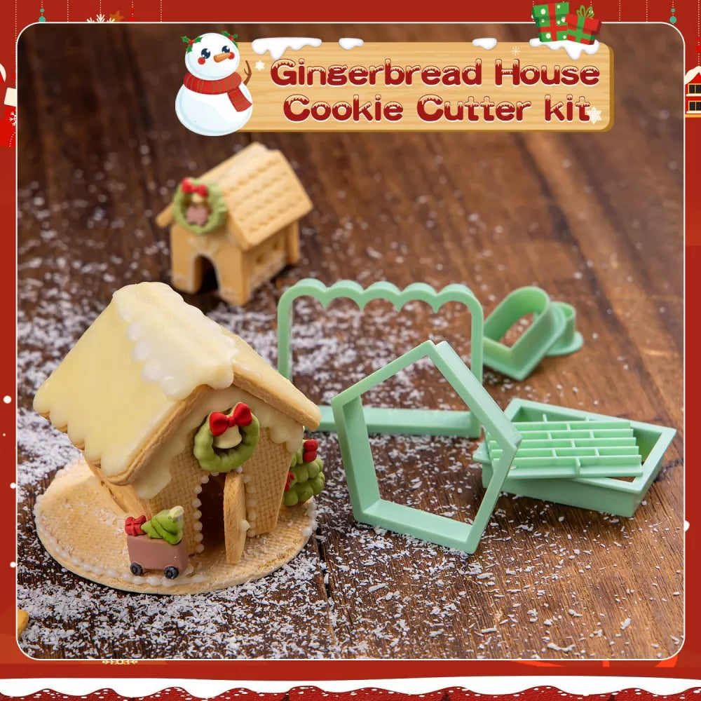 Christmas Gingerbread House Cutter & Embosser Mold