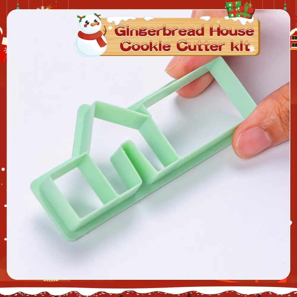 Christmas Gingerbread House Cutter & Embosser Mold