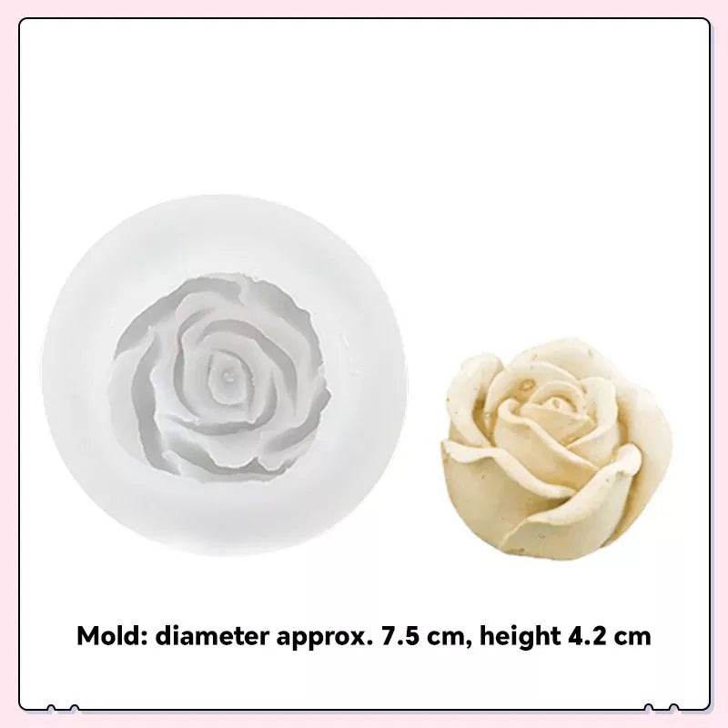 Peony Lotus Jasmine Flower Silicone Mold for Baking