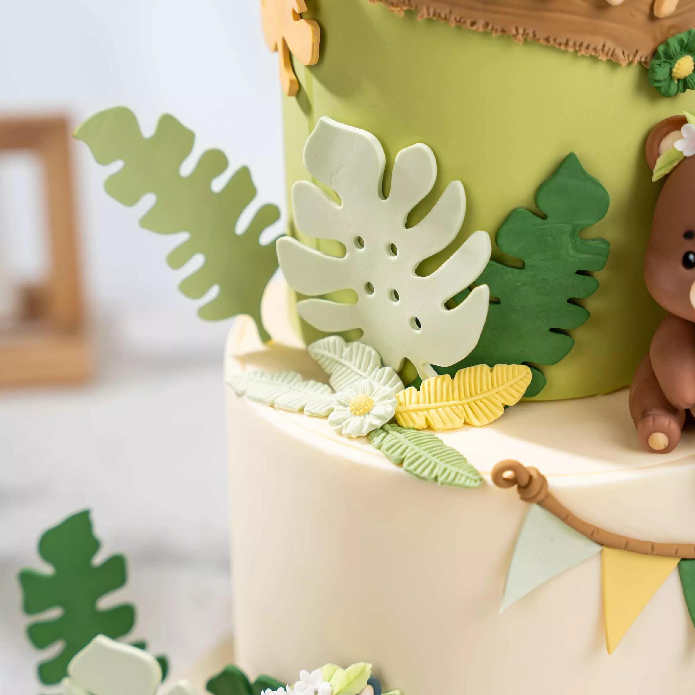 Forest Birthday Party Fondant Cake Decoration Masterclass