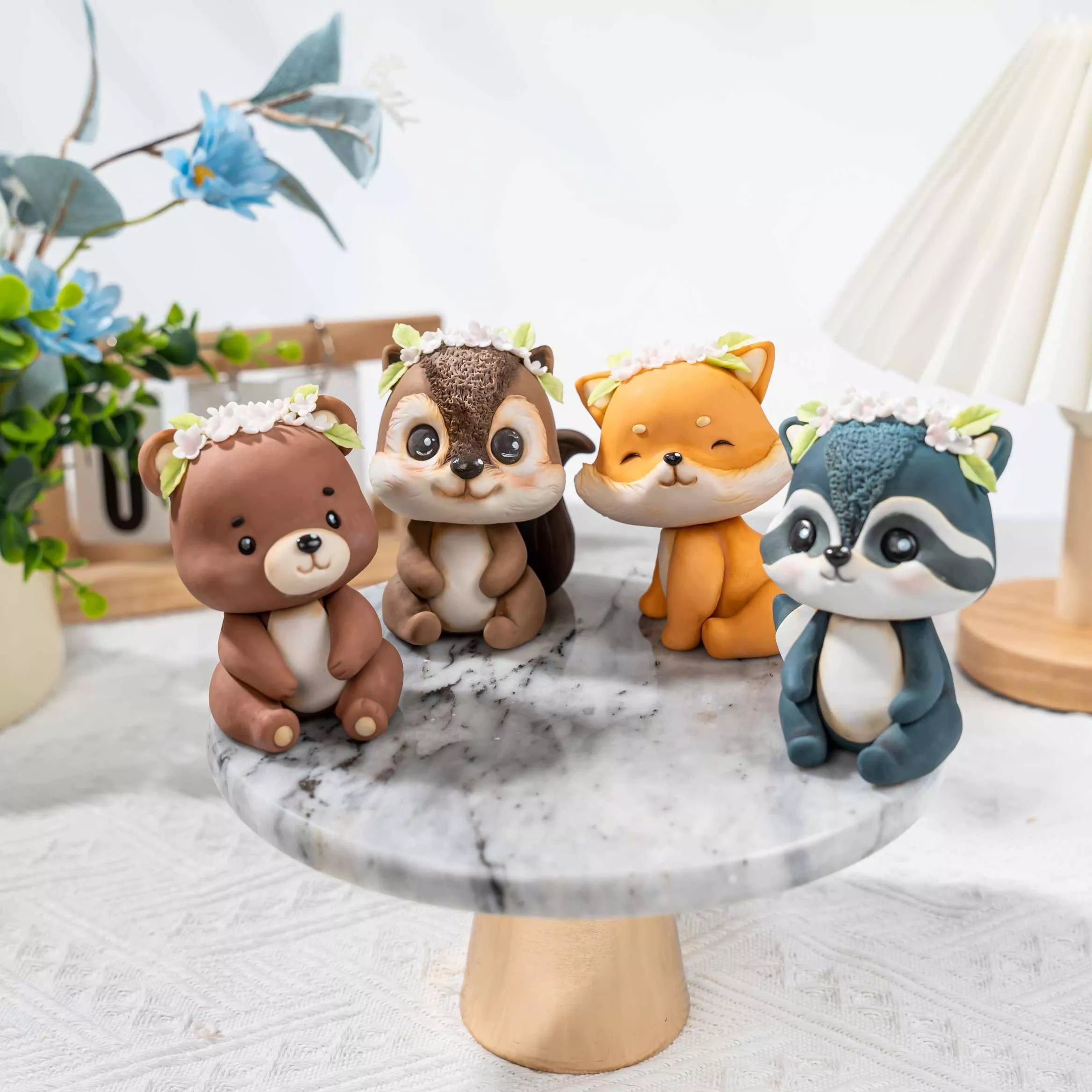 Forest Birthday Party Fondant Cake Decoration Masterclass