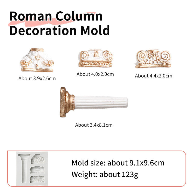 European Elements Decorated Silicone Mold - Qeleg®