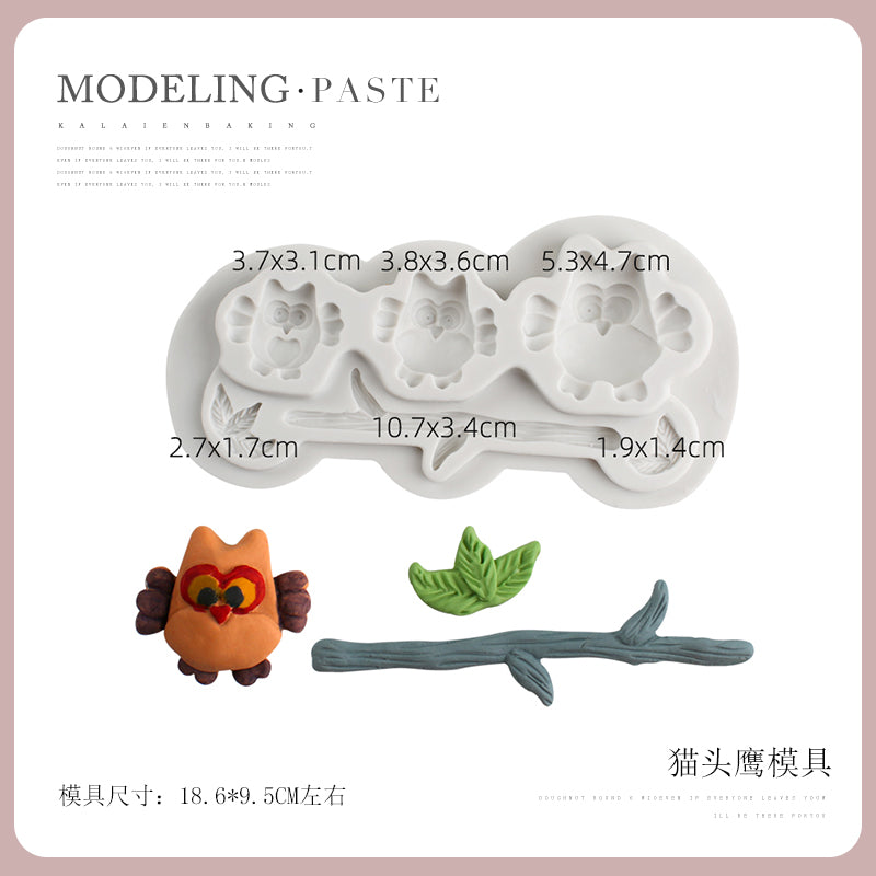 Owl Fondant Mold