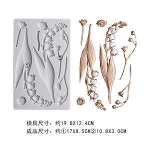 European Flower Fondant Mold