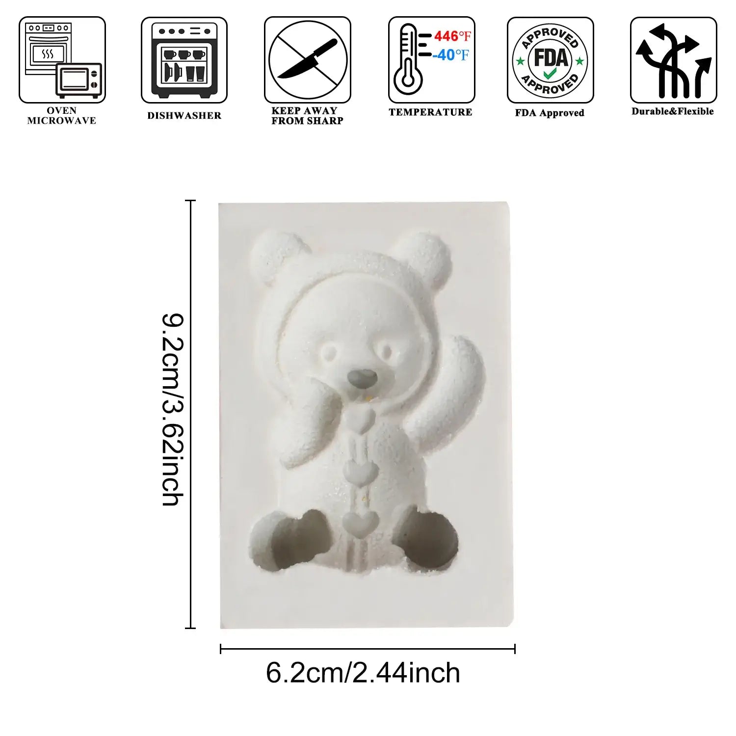 Bear Fondant Mold