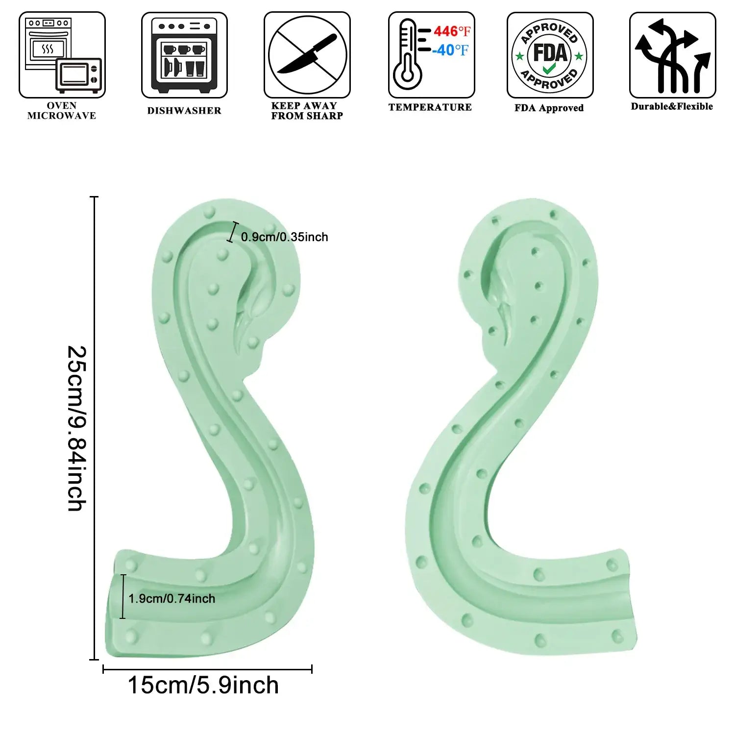 Silicone Swan Fondant Molds