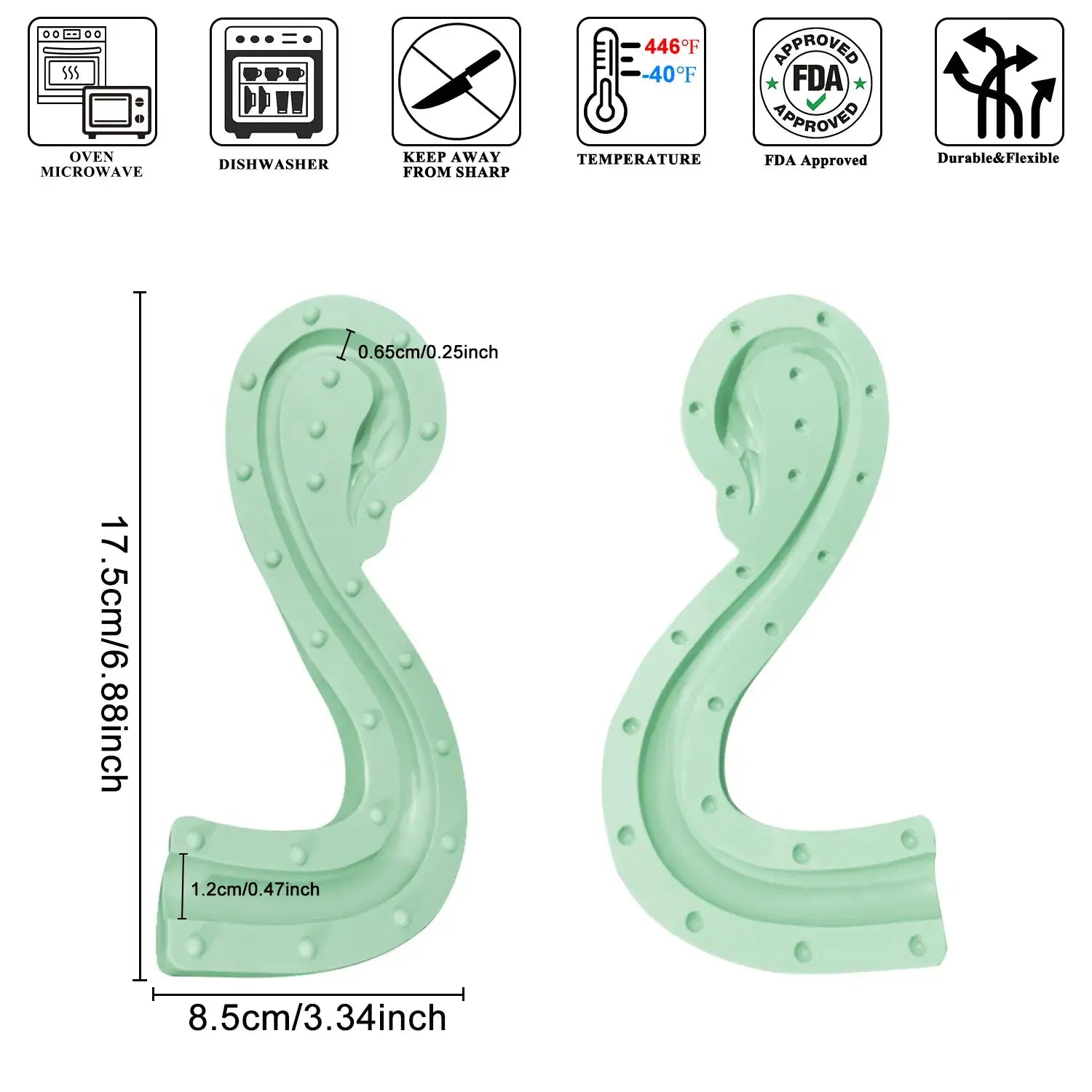 Silicone Swan Fondant Molds