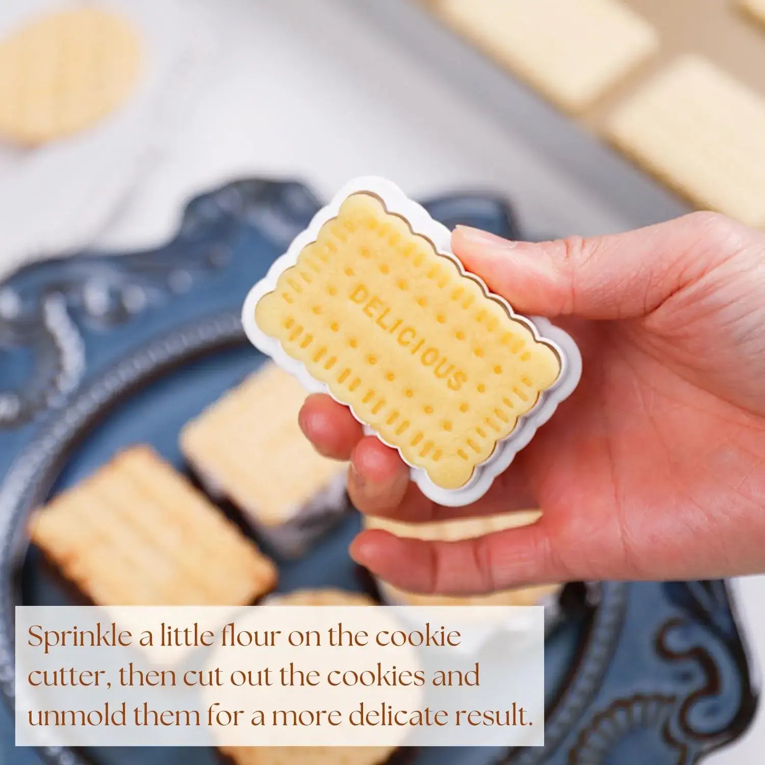 Cookie Cutter with Plunger Stamp