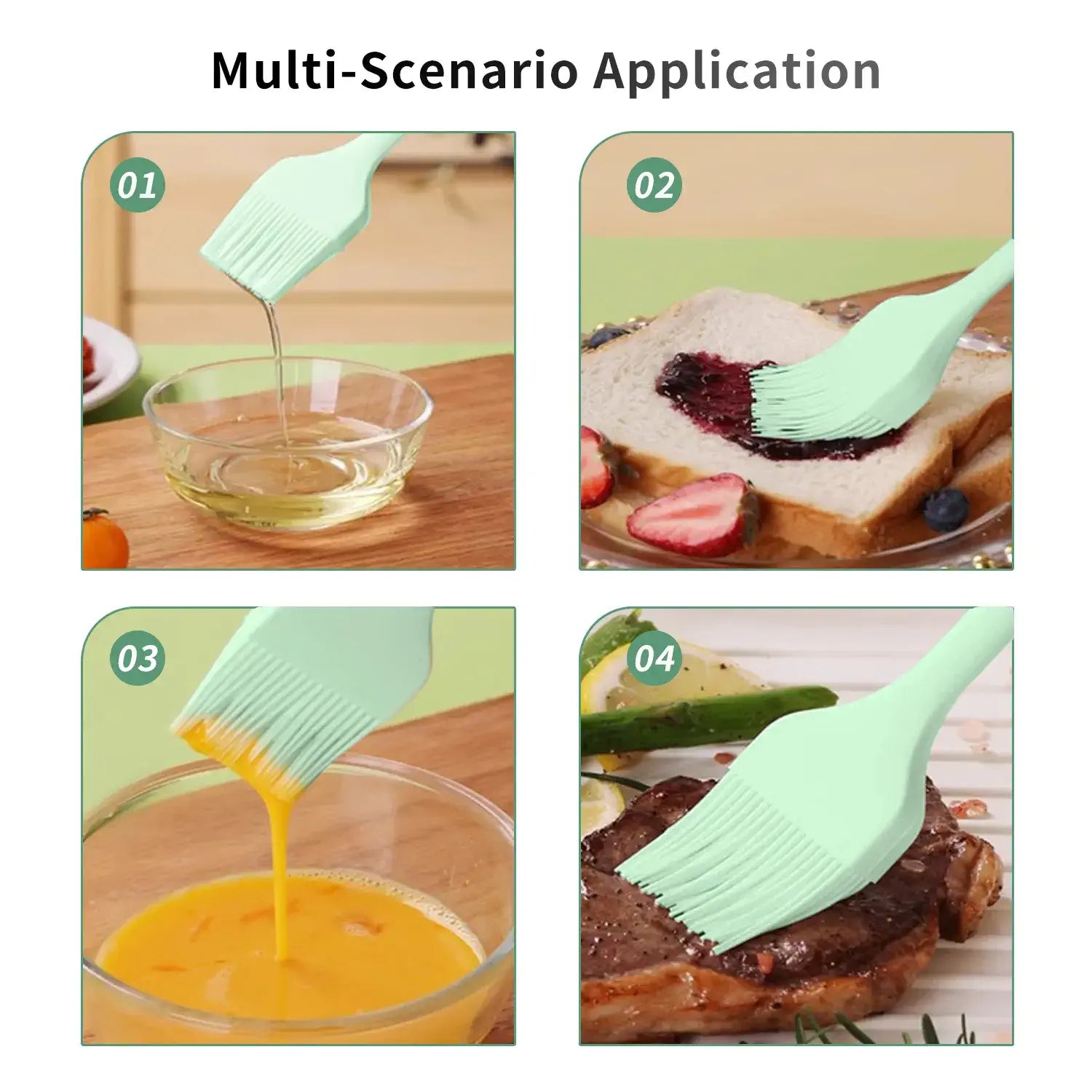 Silicone Basting Pastry Brush