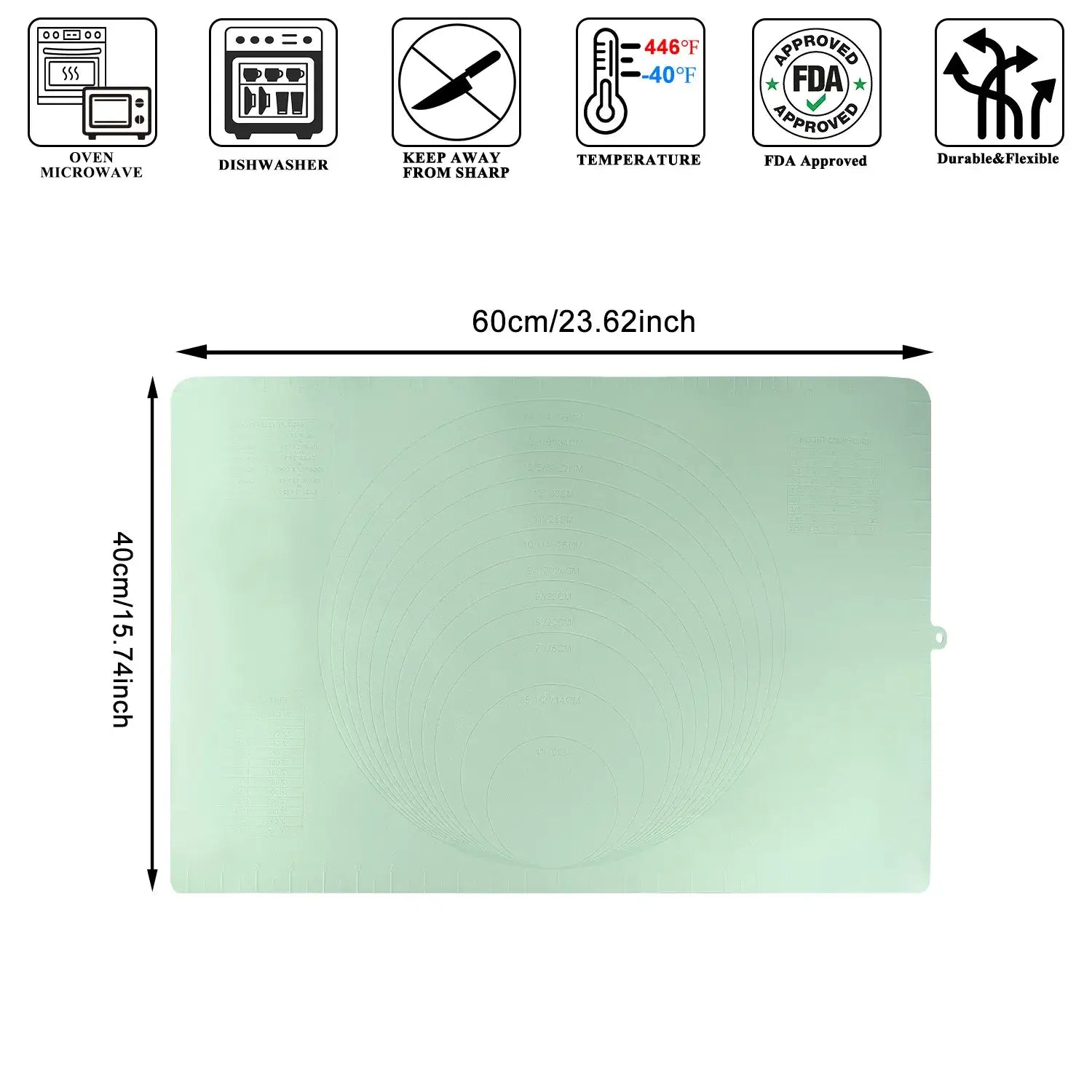 Silicone Dough Mat