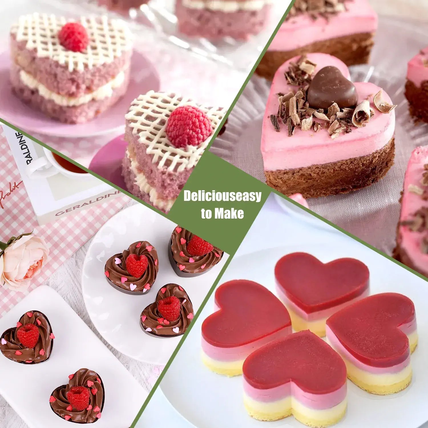 Heart Silicone Muffin Pan