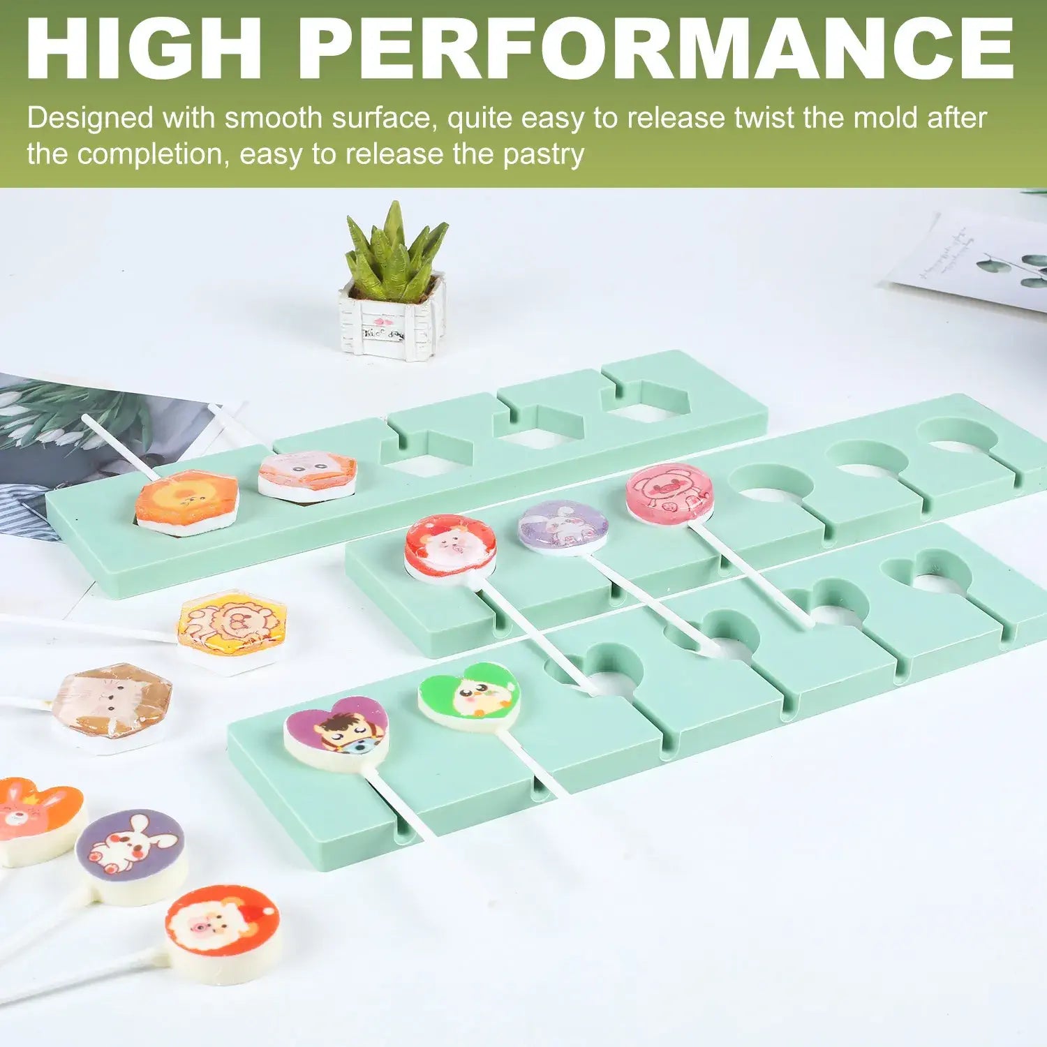 Hollow Silicone Lollipop Mold