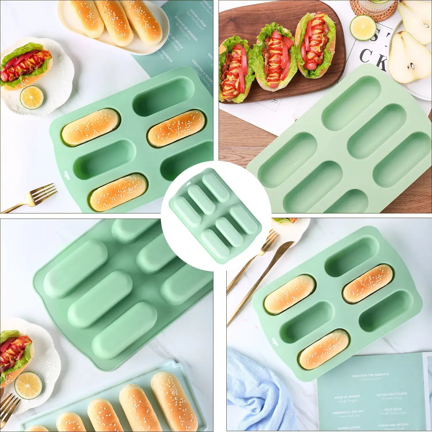 Hot Dog Bun Molds