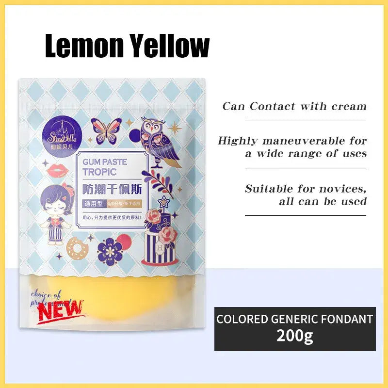 Colorful Moisture-proof Gum Paste