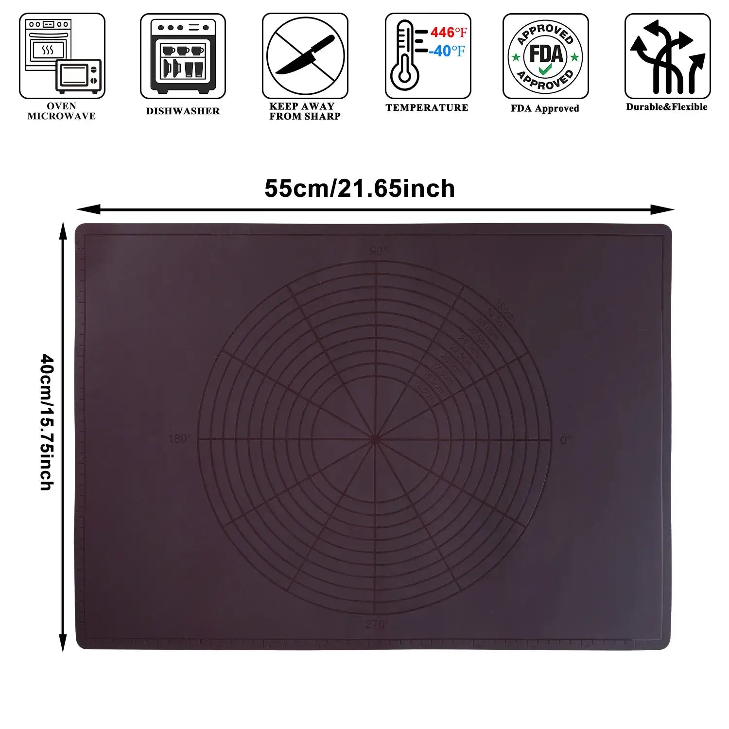 Rectangle Silicone Baking Mat