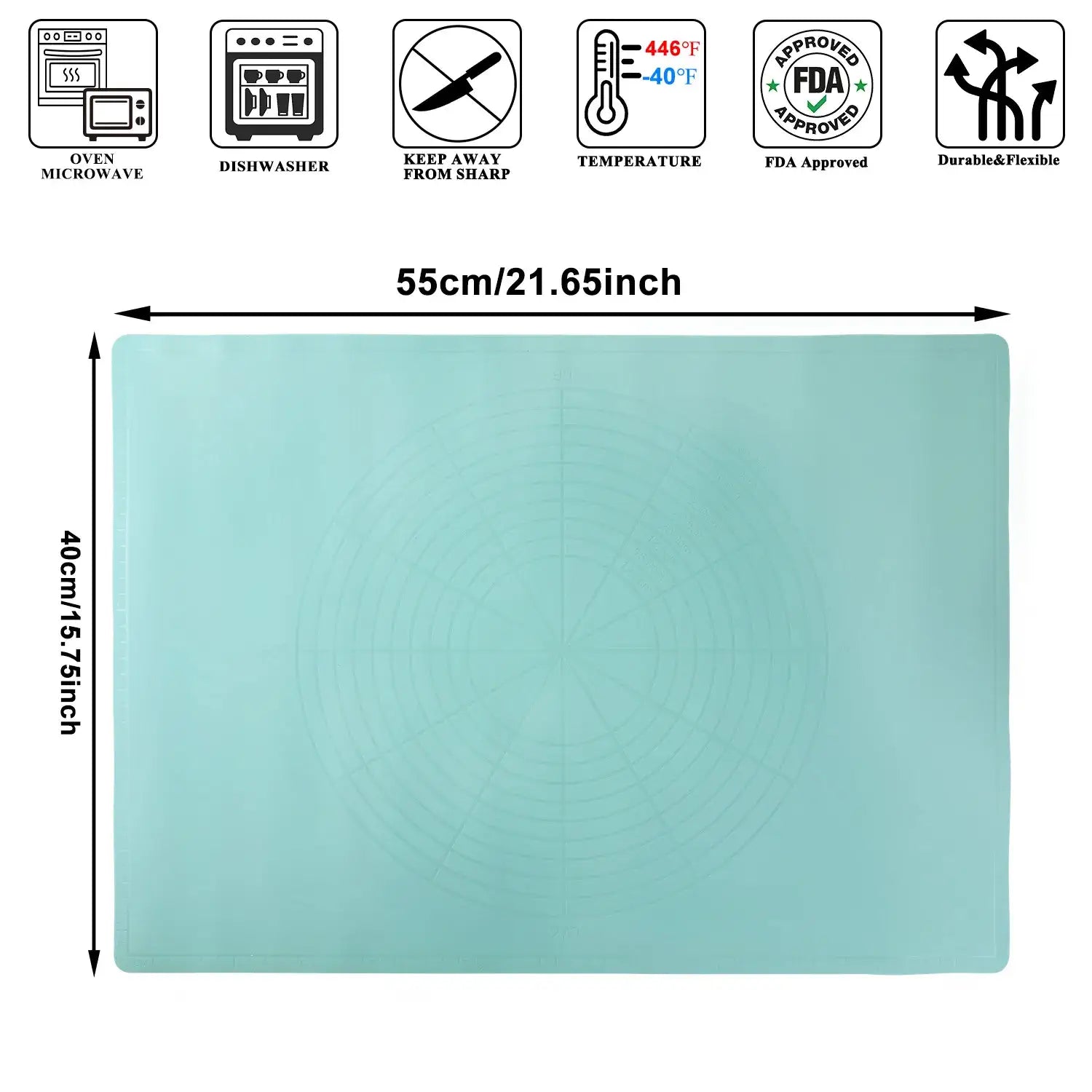 Rectangle Silicone Baking Mat
