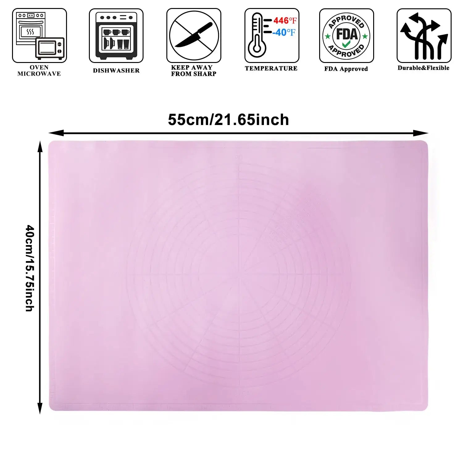 Rectangle Silicone Baking Mat