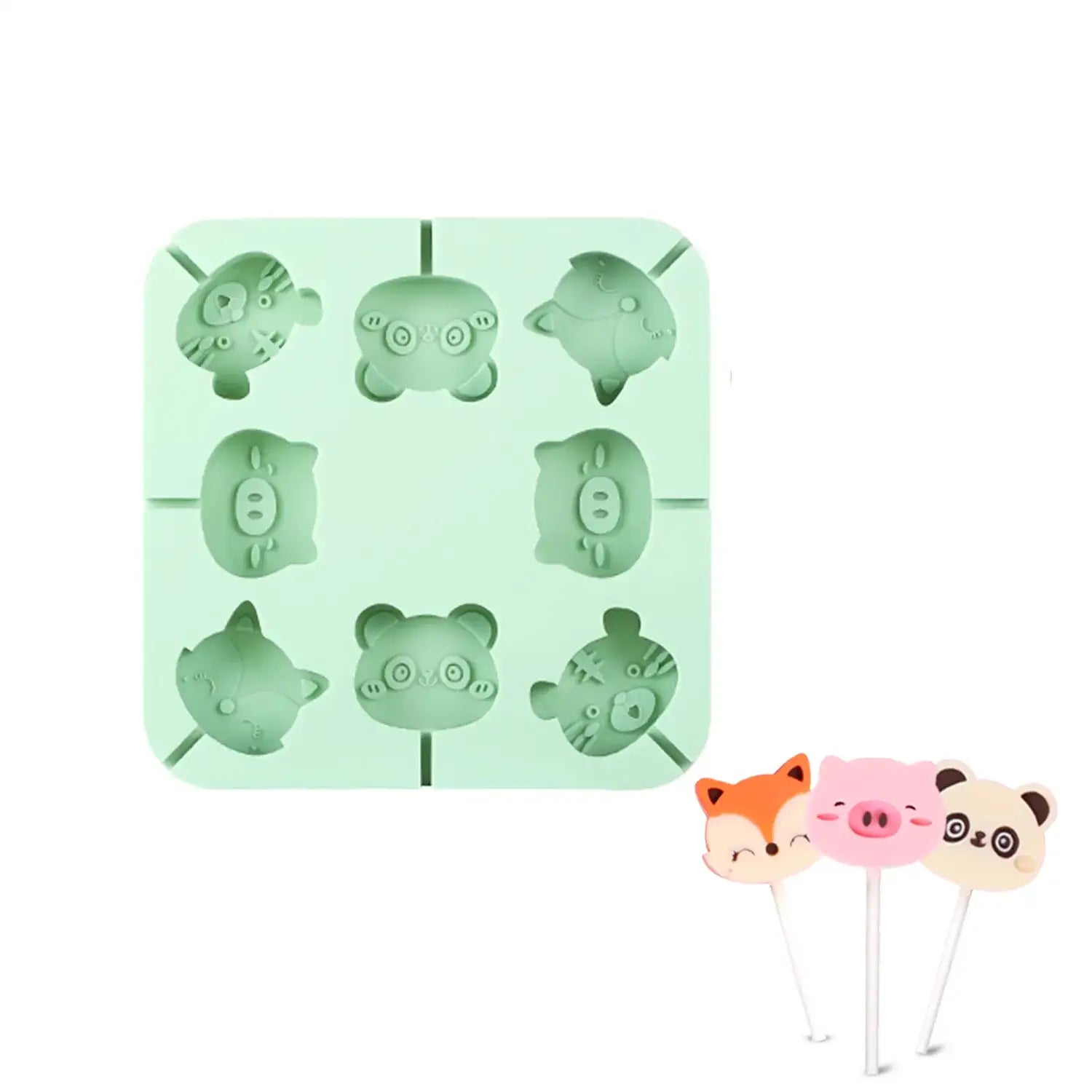 Silicone Cartoon Lollipop Mold