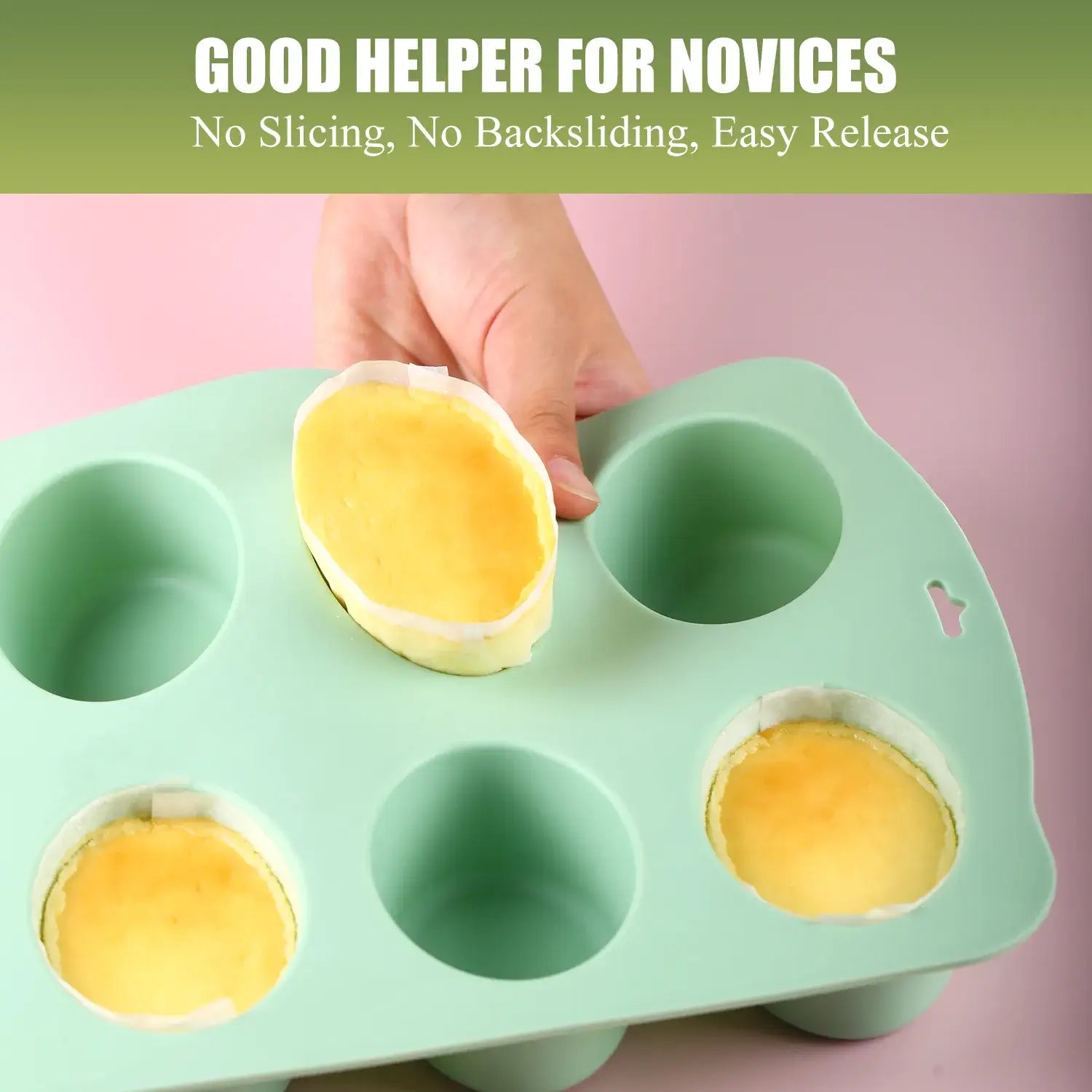 Oval Silicone Muffin Mold