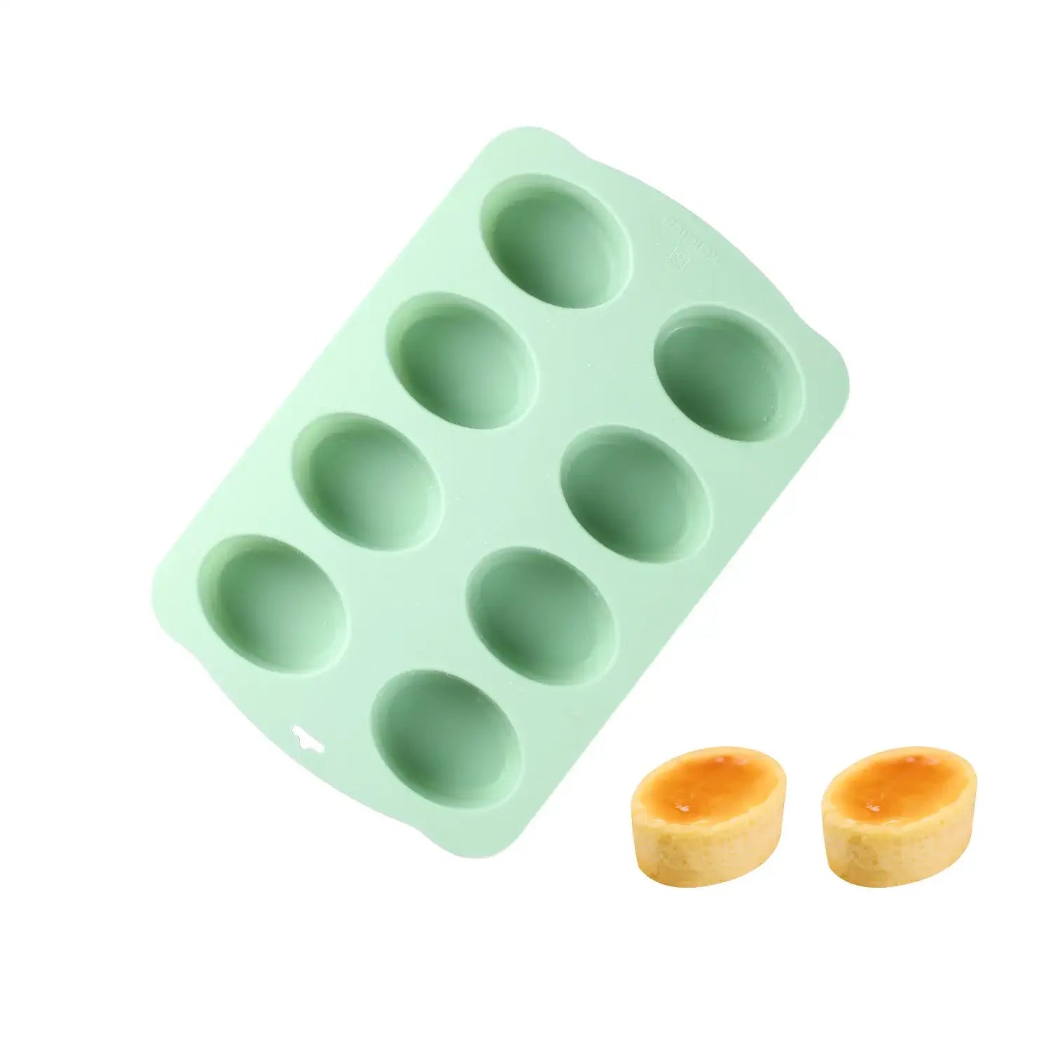 Oval Silicone Muffin Mold